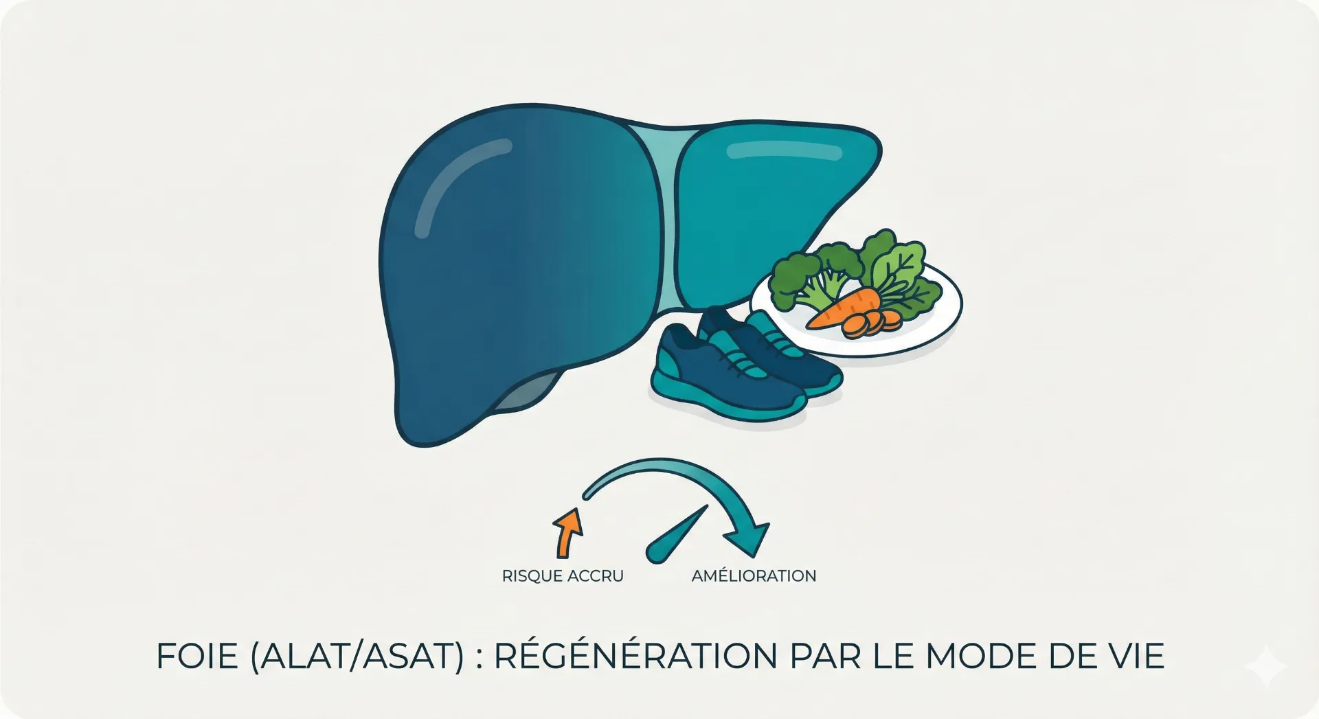 Foie ALAT/ASAT : régénération par le mode de vie