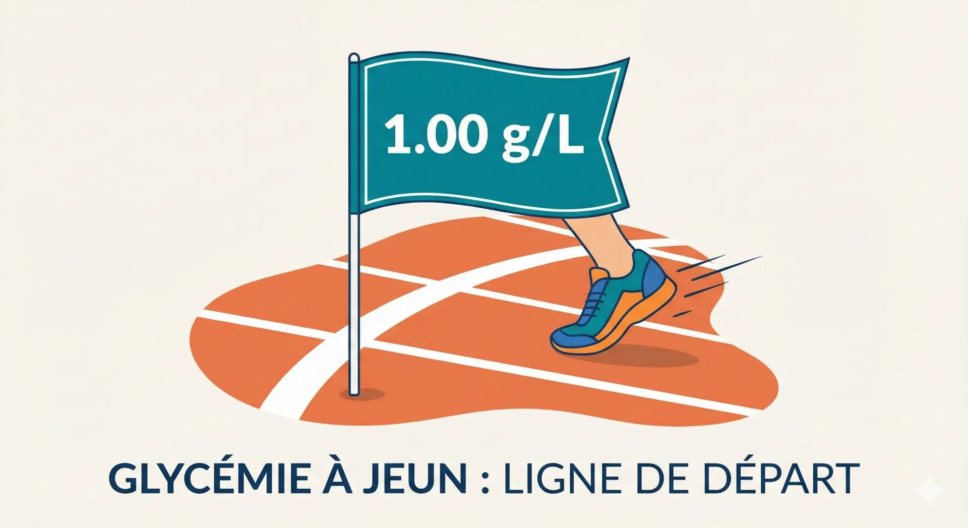 Glycémie à jeun : Ligne de départ