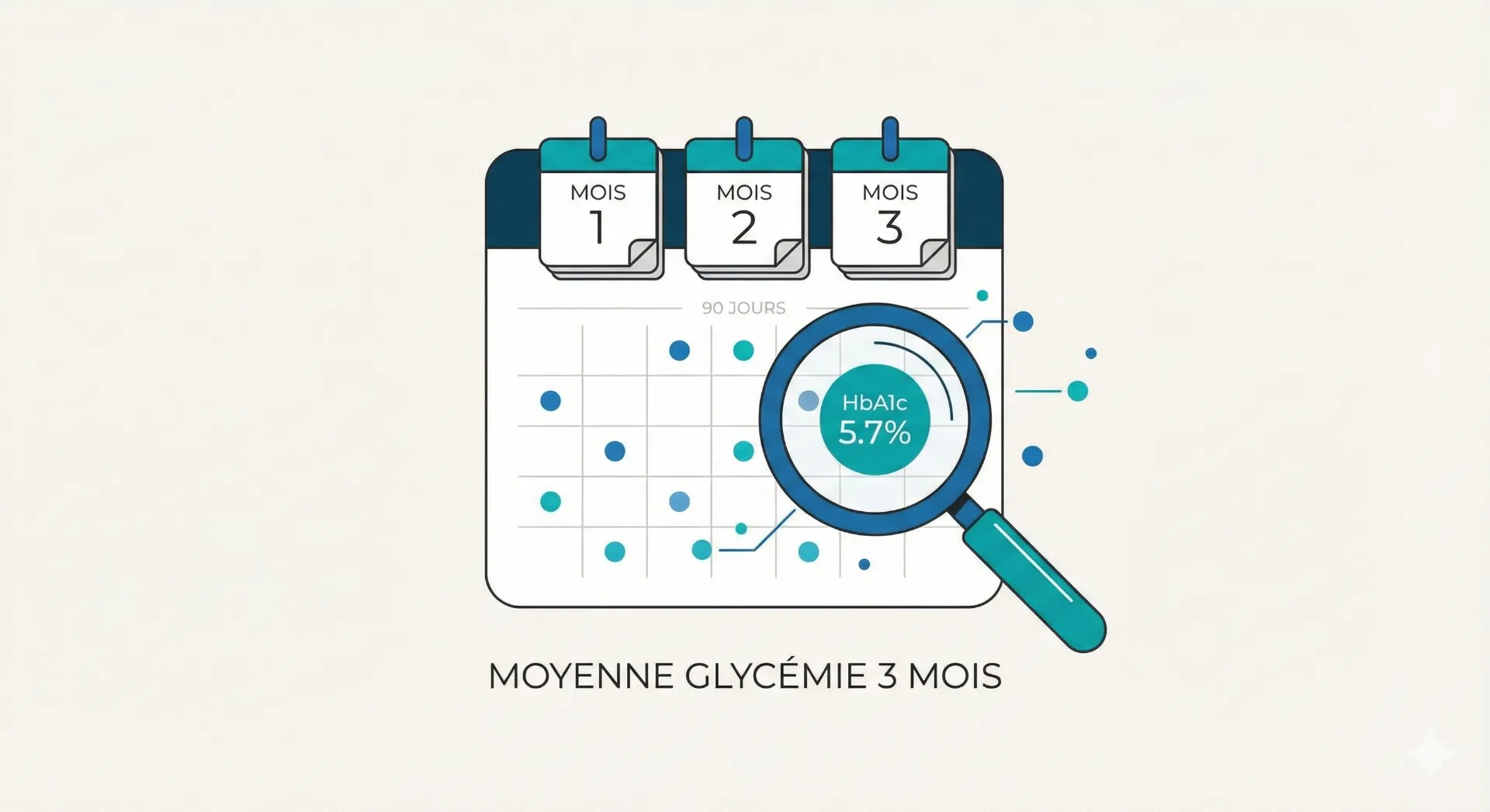 HbA1c moyenne glycémie 3 mois